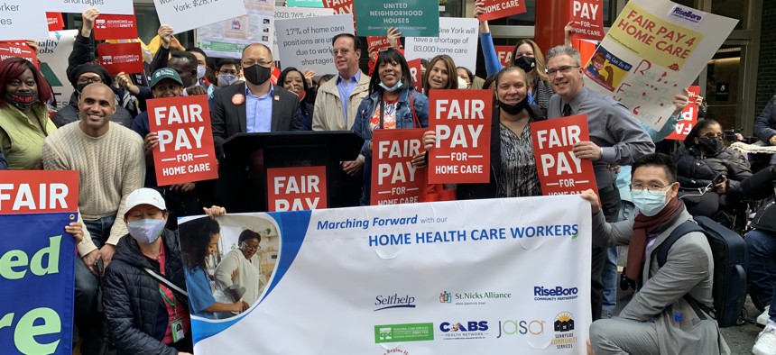 Fair Pay for Home Care Act Rally