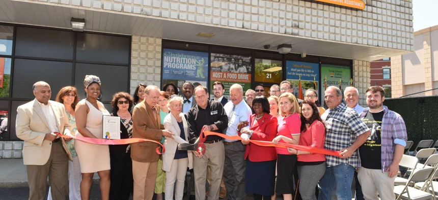 Long Island Cares celebrated the opening of its Center for Collaborative Assistance with a bit of ribbon cutting on June 12 in Freeport.