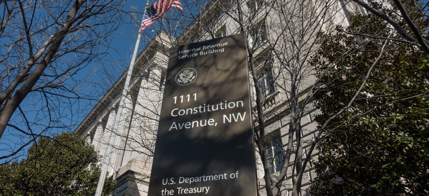 The Internal Revenue Service headquarters in Washington D.C. 