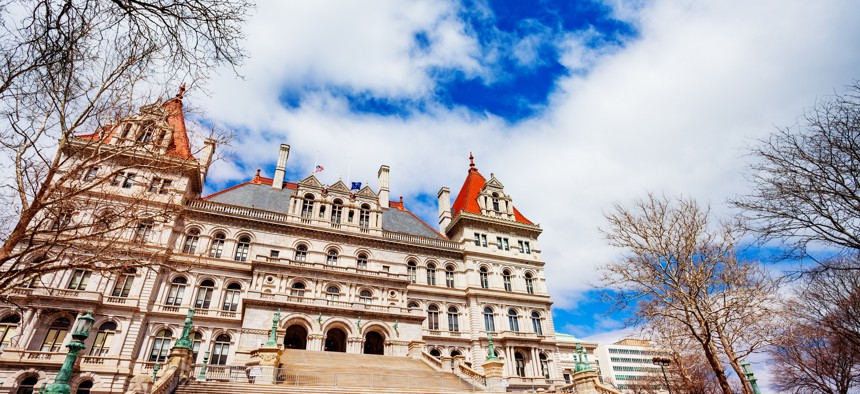 New York State Capitol building.