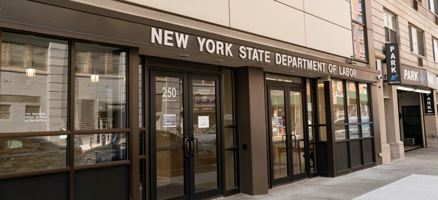 New York State Department of Labor building.