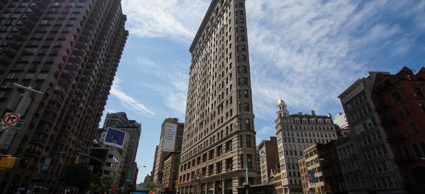 Flatiron building in Manhattan