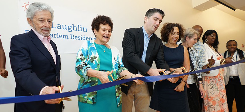 Good Shepherd Services cut the ribbon on June 25 at a new supportive housing facility in East Harlem.