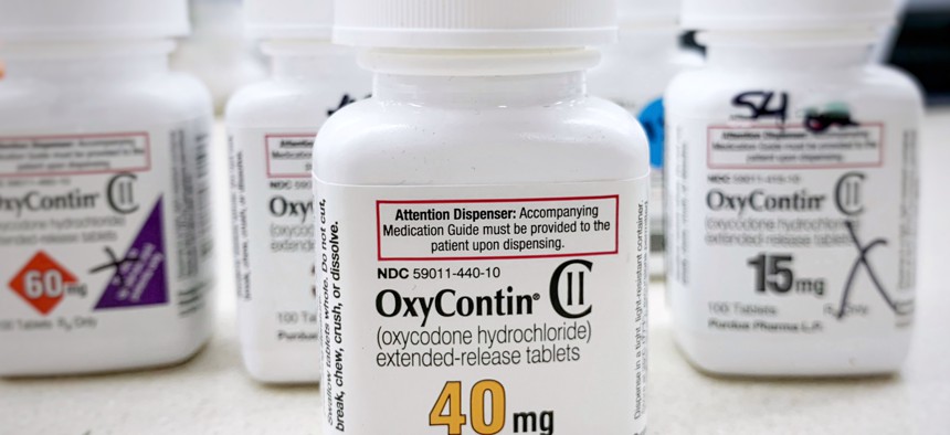 Bottles of OxyContin.