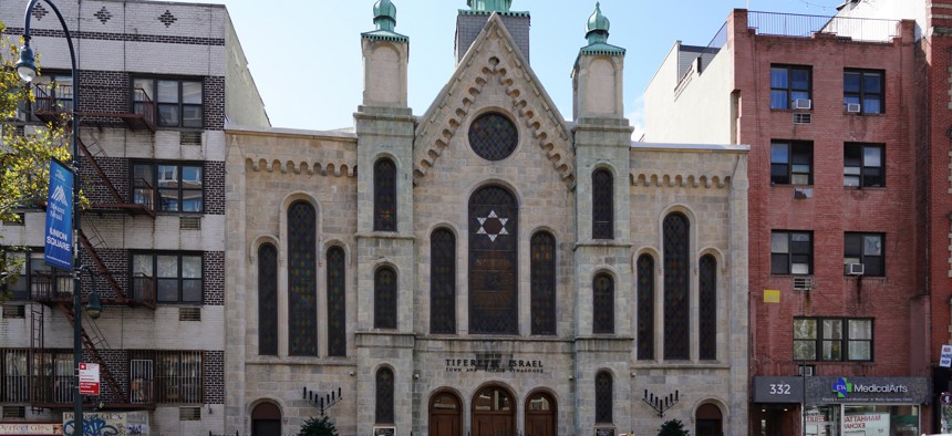 Synagogue in Manhattan.
