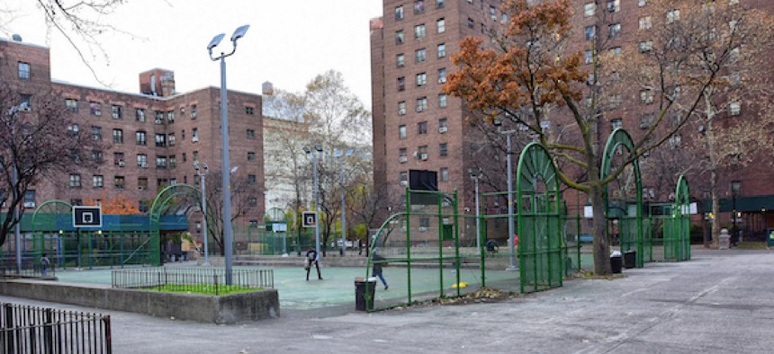 New York City Housing Authority residences, Farragut and Ingersoll Houses, in Brooklyn.
