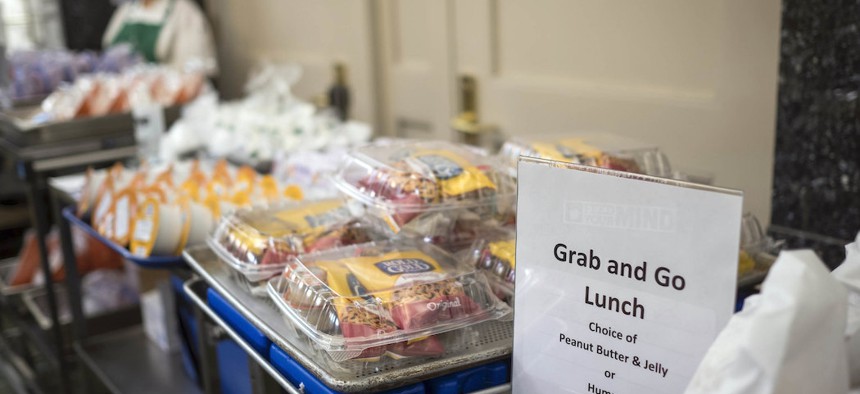NYC Students can pick up lunches at schools while they are out of classes due to COVID-19.