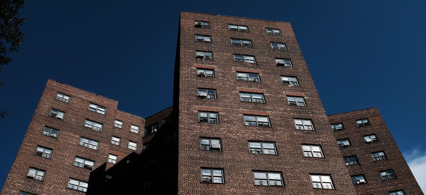 New York City public housing in Brooklyn. 