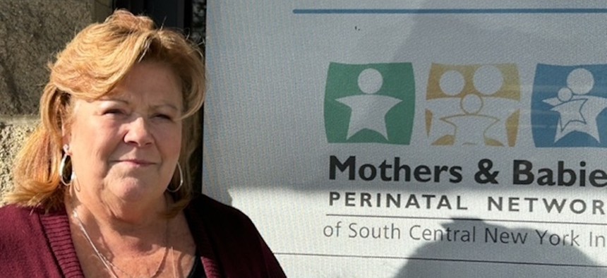 "Ideally, we'd have about 34 staffers, and right now we're at 27," says Sharon Chesna, executive director of Binghamton-based Mothers and Babies Perinatal Network. "We've never been that low in the past two years." 