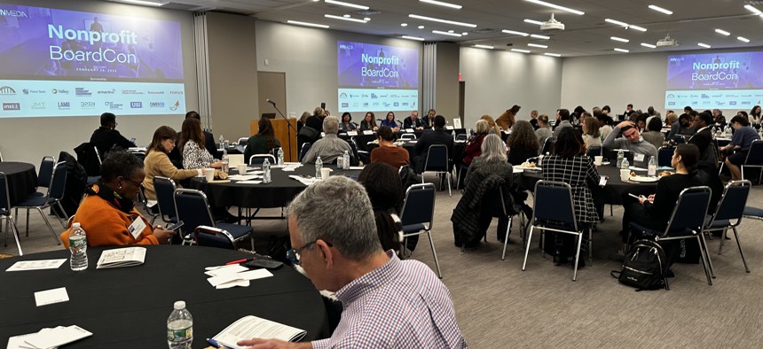 Attendees at the 2023 New York Nonprofit Media Nonprofit BoardCon.