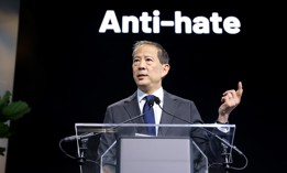 Norman Chen, CEO, The Asian American Foundation, speaks onstage during the TAAF Heritage Month Summit at The Glasshouse on May 05, 2023 in New York City. 