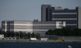 The Rikers Island jail complex. 