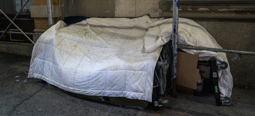 New York’s legally-mandated “right to shelter” guarantees that anyone without a home can receive a bed in a shelter, but there’s a catch – first, they have to prove that they’re really homeless.