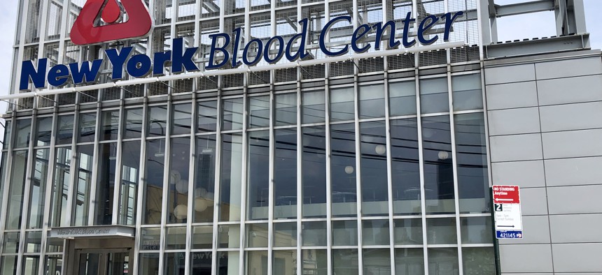 The New York Blood Center in Long Island City, Queens