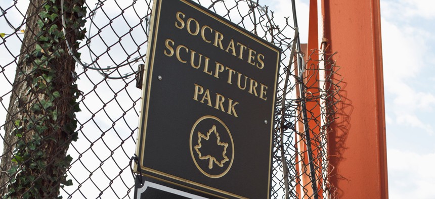 Socrates Sculpture Park in Long Island City, New York.