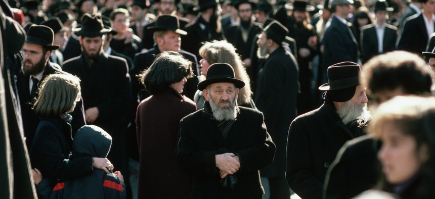 Orthodox Jews in New York City. 